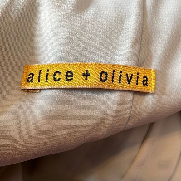 Alice + Olivia Silk Mini Dress Abstract Print - Picture 5 of 7